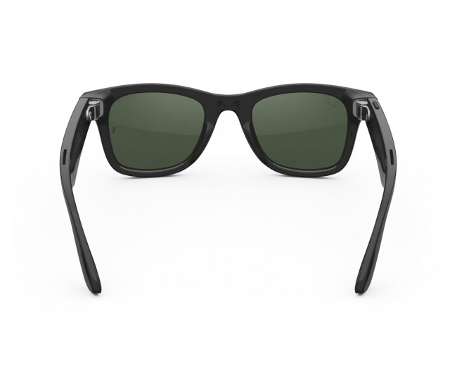 Смарт-очки Ray-Ban Meta Wayfarer (Gen 2) Shiny Black, Lens color : Clear to Graphite Green